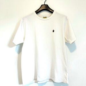 Bathing Ape (BAPE) white men’s tshirt larger